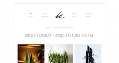 Desktop Screenshot of koldoesparza.com